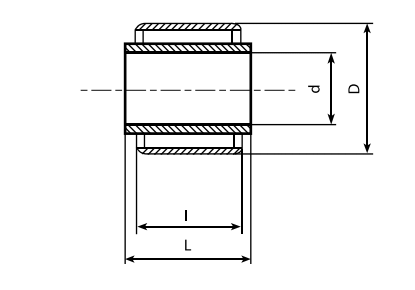 Immagine Silent block metallo-gomma-nylon