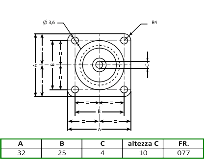image plate 4 hole
